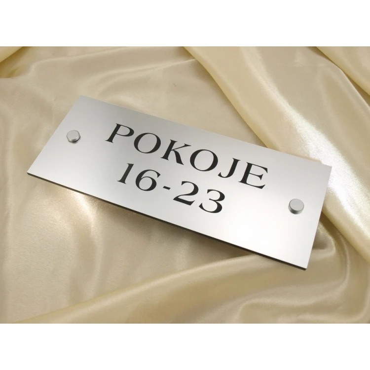 Informationsplaketten - Zimmer von bis - SZ015a - Größe 250x100mm