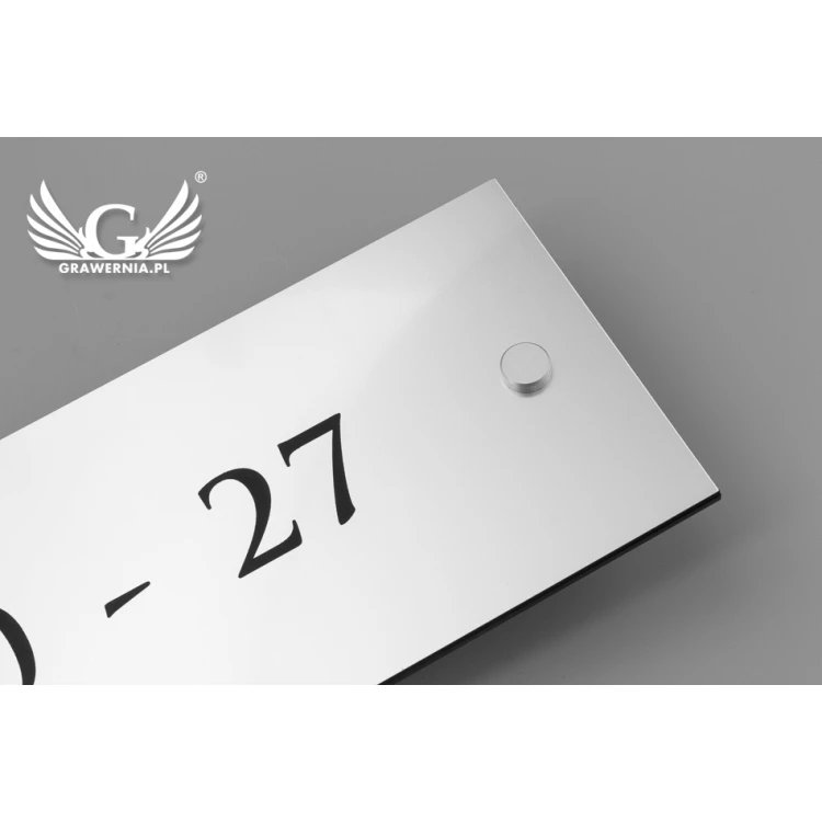 Informationsplaketten - Zimmer von bis - SZ015a - Größe 250x100mm