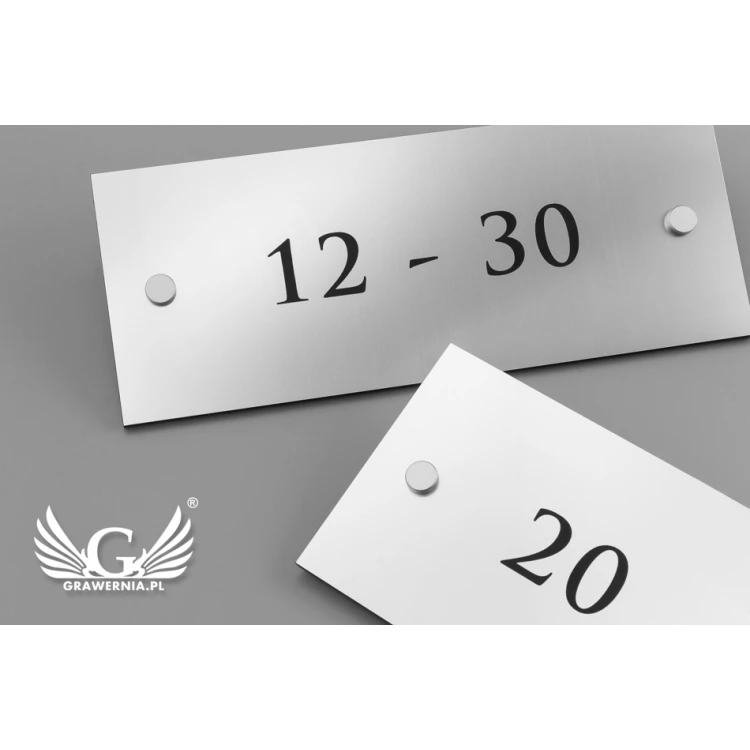 Informationsplaketten - Zimmer von bis - SZ015a - Größe 250x100mm