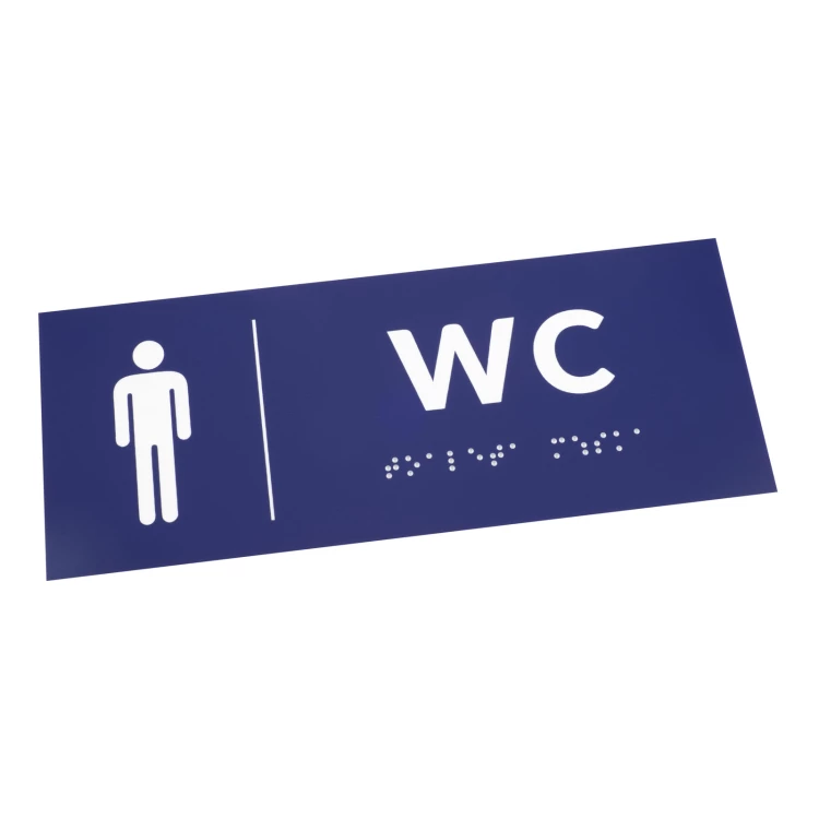 Toilettenschilder aus Gravierlaminat - Abmessungen 200x80mm - TT043