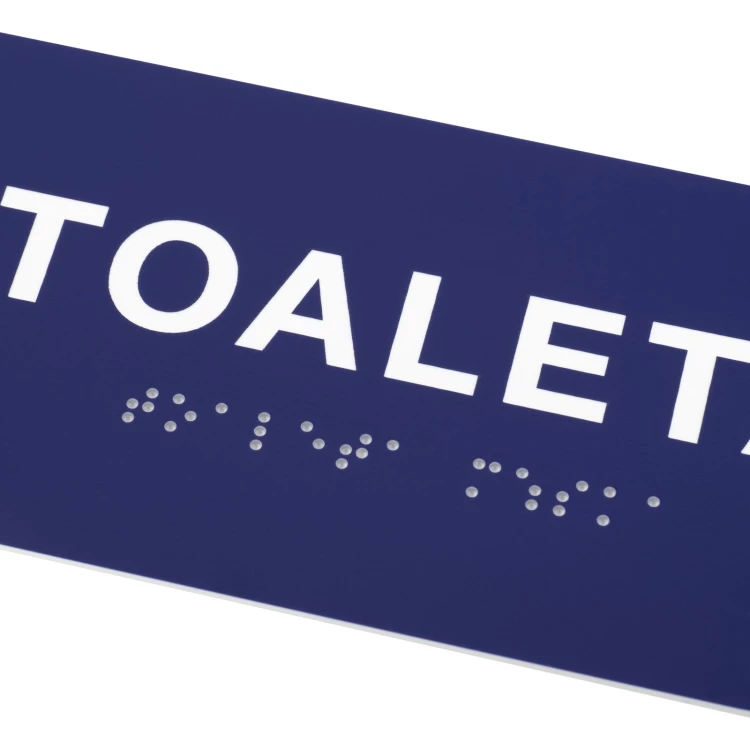 Toilettenschilder aus Gravierlaminat - Abmessungen 200x80mm - TT048