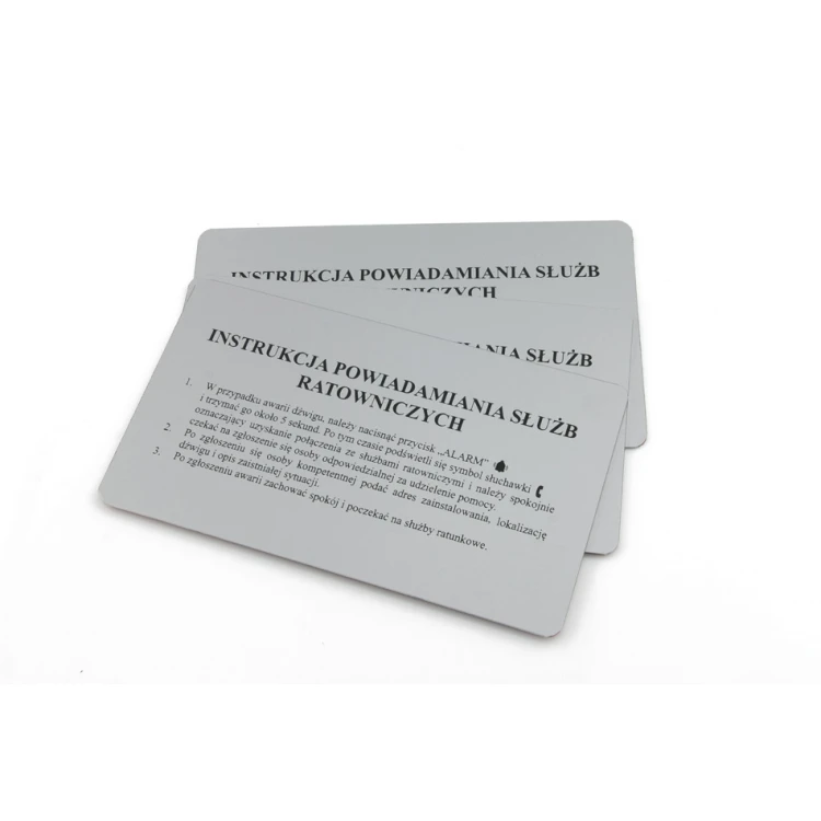 Gravierte Industrieplaketten aus Aluply-Aluminium - Abmessungen: 175x100mm - TAB136