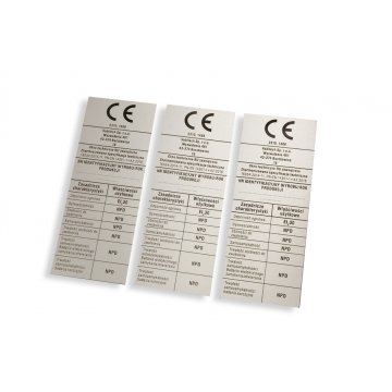 Typenschilder - AlumaMark 0,5mm - Abmessungen: 50x170mm - TZN040