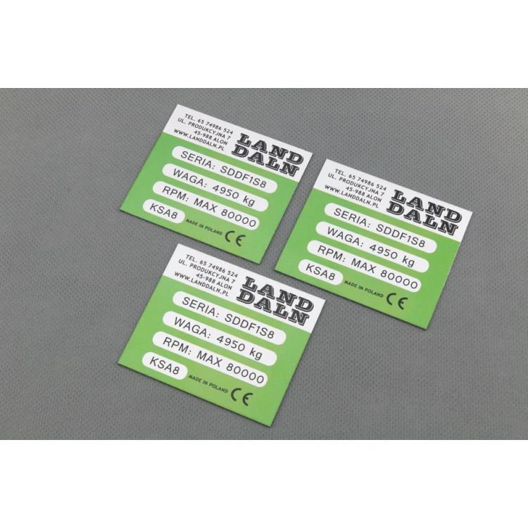 Namensschilder aus eloxiertem Aluminium - unverwüstlicher Druck - Maße: 70x60mm