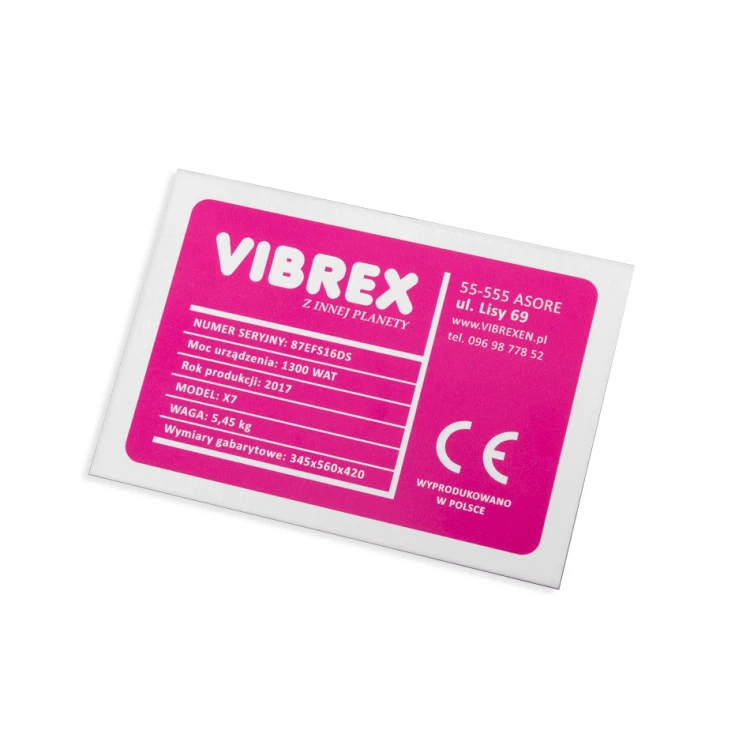 Eloxierte Aluminium-Namensschilder - unverwüstlicher Druck - Maße: 80x55mm