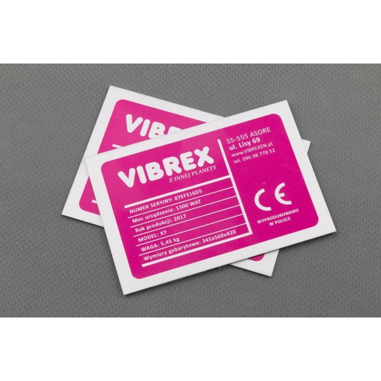 Eloxierte Aluminium-Namensschilder - unverwüstlicher Druck - Maße: 80x55mm