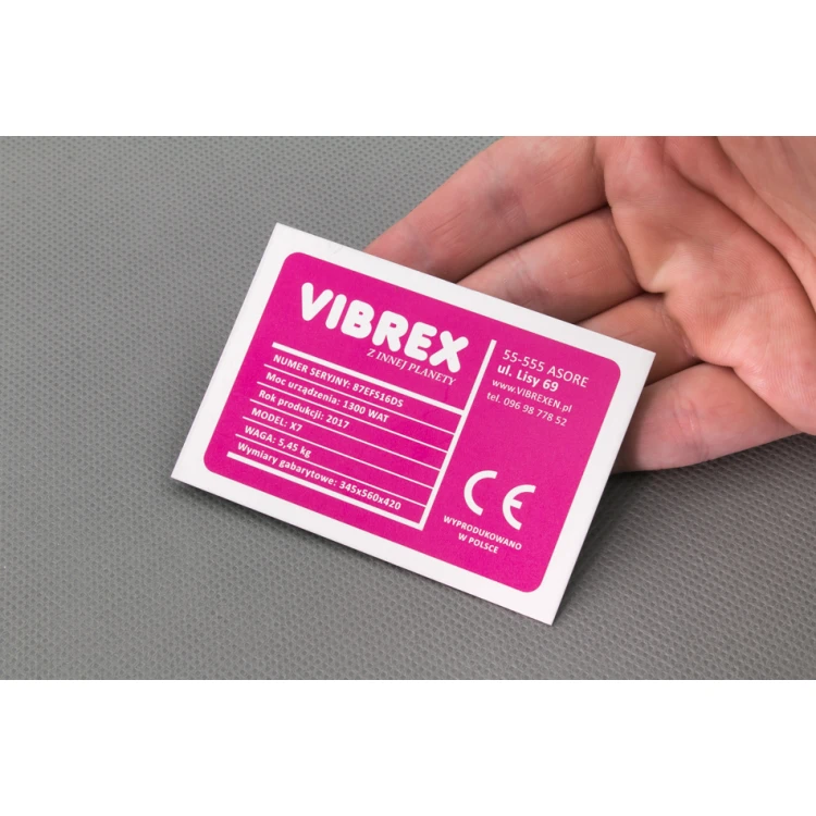 Eloxierte Aluminium-Namensschilder - unverwüstlicher Druck - Maße: 80x55mm