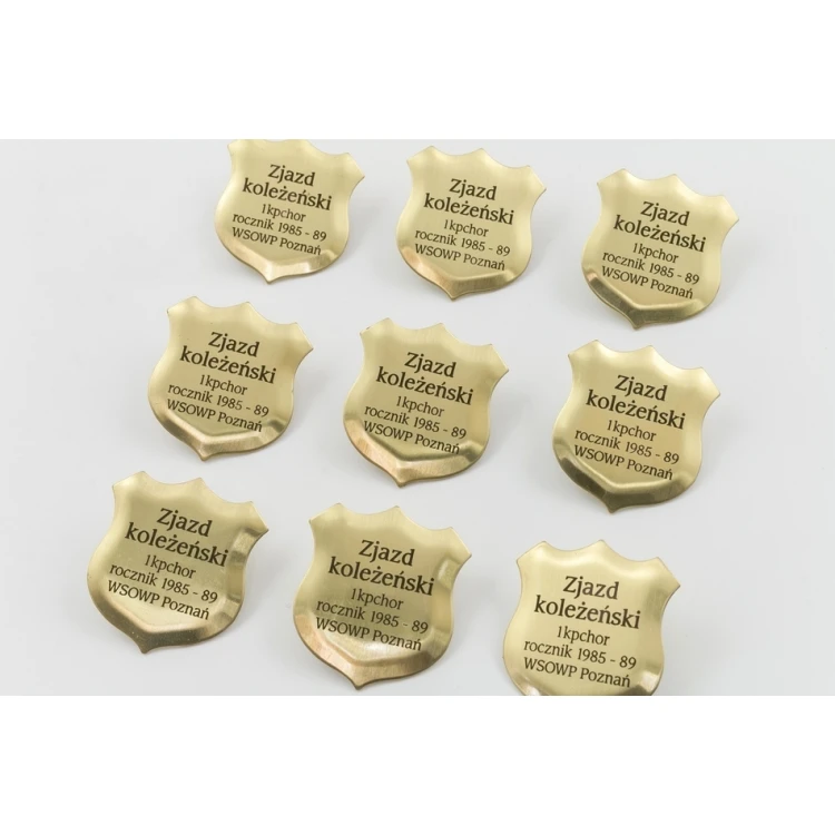 SCHULISCHE MESSING- UND STAHLPLAKETTEN - Bester Absolvent, Schulfreund, Absolvententreffen