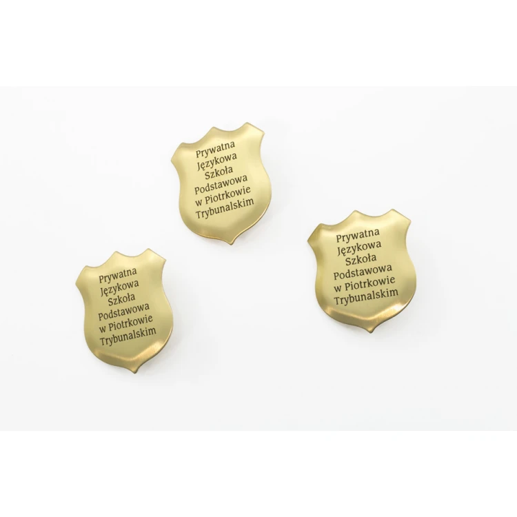 SCHULISCHE MESSING- UND STAHLPLAKETTEN - Bester Absolvent, Schulfreund, Absolvententreffen