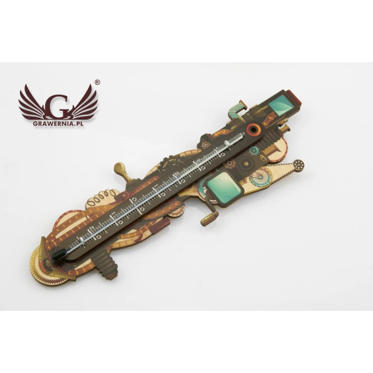 Steampunk-Thermometer - UV-Digitaldruck - TER010