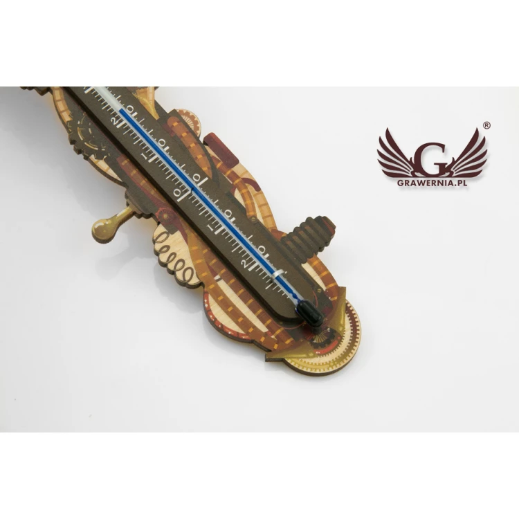 Steampunk-Thermometer - UV-Digitaldruck - TER010