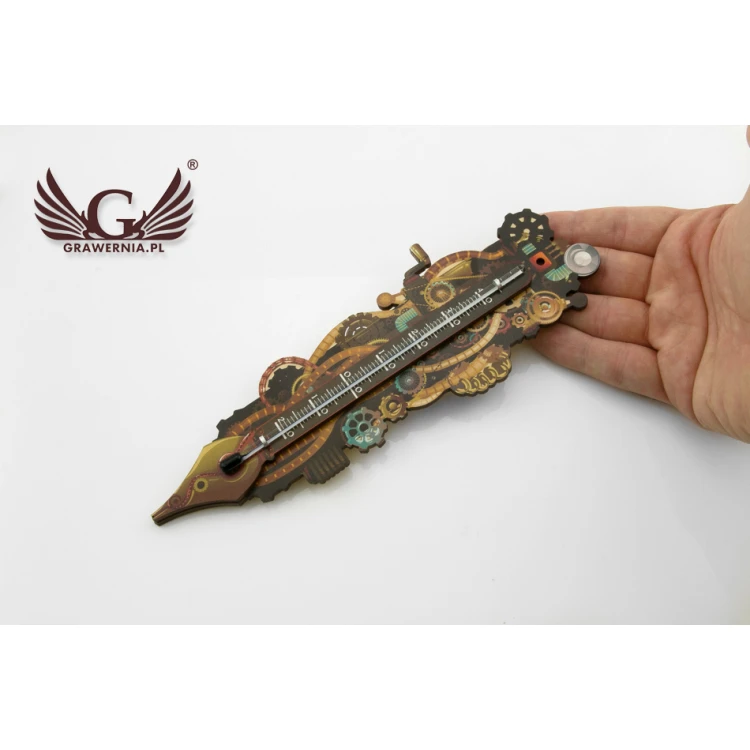 Steampunk-Thermometer - UV-Digitaldruck - TER011