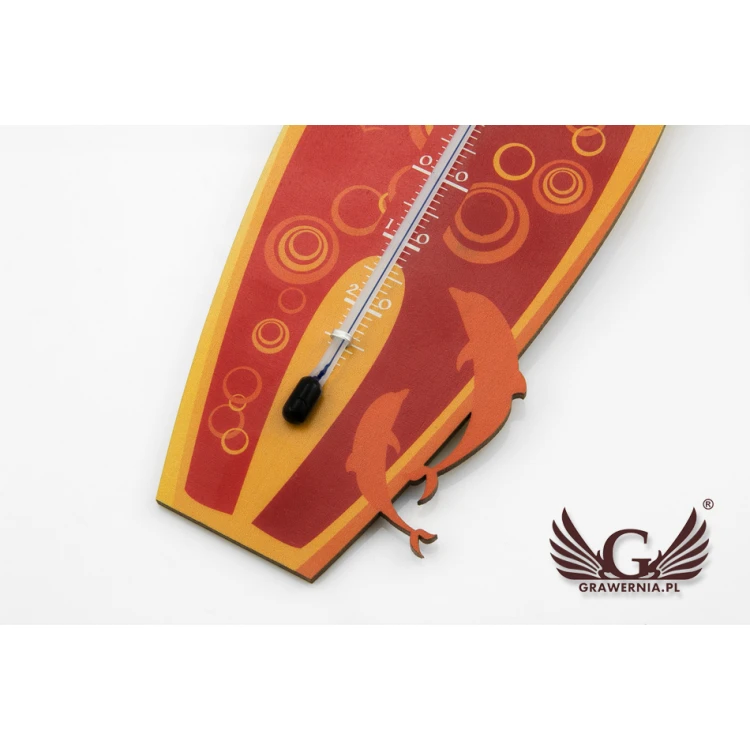 Surfer-Thermometer - Digitaler UV-Druck - TER007
