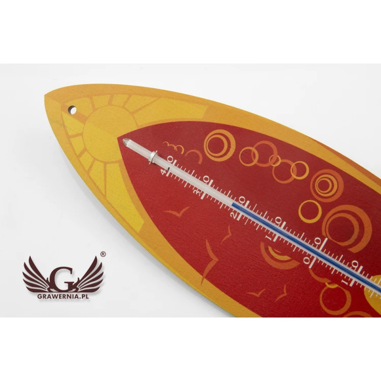 Surfer-Thermometer - Digitaler UV-Druck - TER007