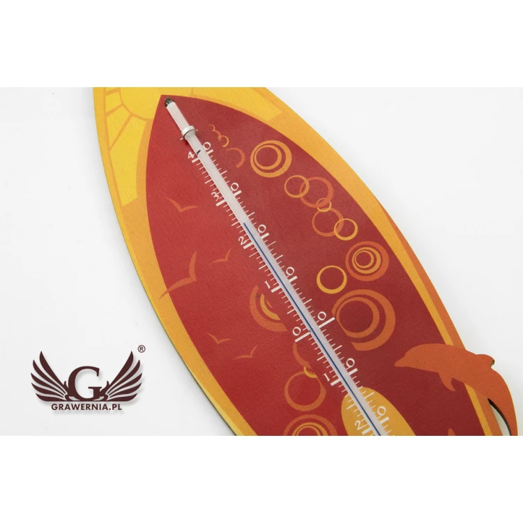 Surfer-Thermometer - Digitaler UV-Druck - TER007