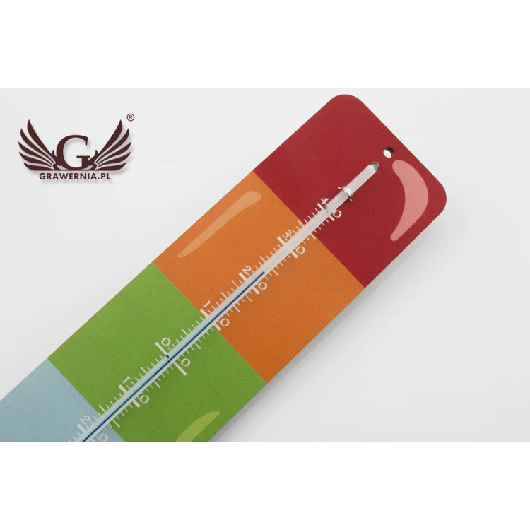 Eiscreme-förmiger Urlaubsthermometer - UV-Digitaldruck - TER002