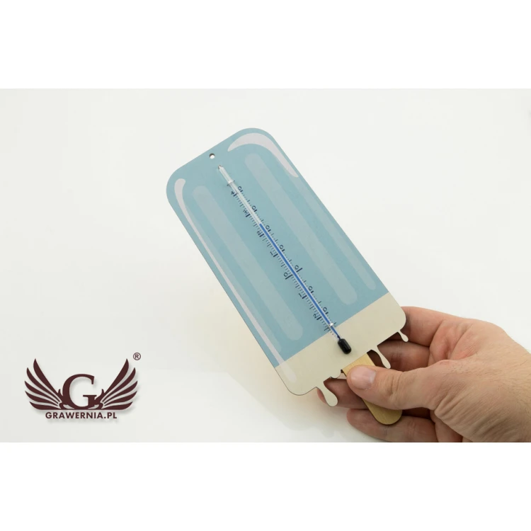 Eiscreme-Form Urlaubsthermometer - UV-Digitaldruck - TER003