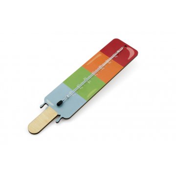 Eiscreme-förmiger Urlaubsthermometer - UV-Digitaldruck - TER002