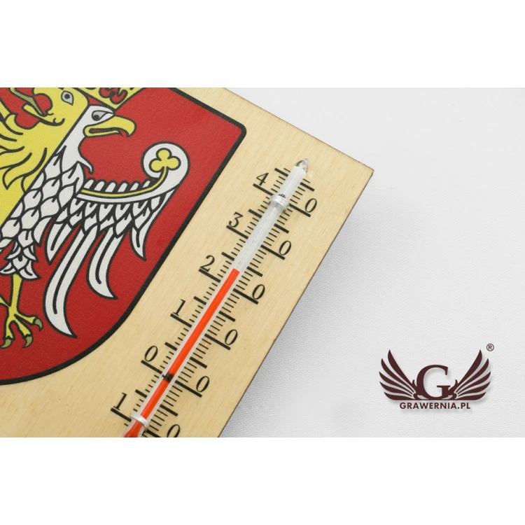 Thermometer mit Stadtwappen - Digitaler UV-Druck - TER014