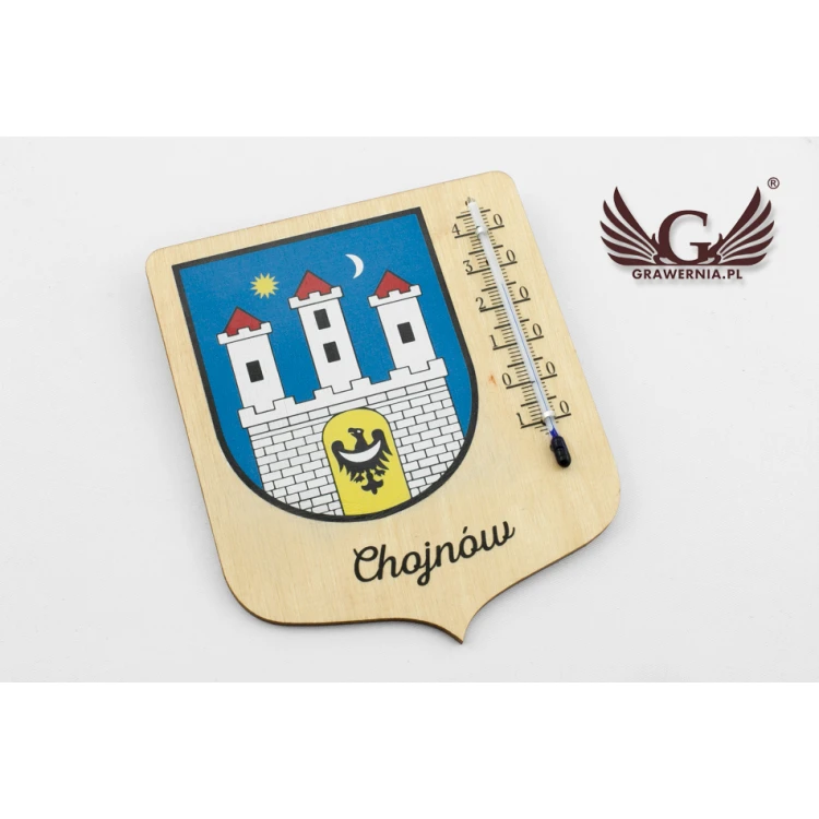 Thermometer mit Stadtwappen - Digitaler UV-Druck - TER017