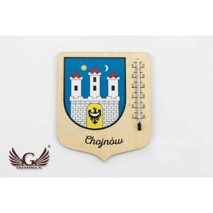 Thermometer mit Stadtwappen - Digitaler UV-Druck - TER017