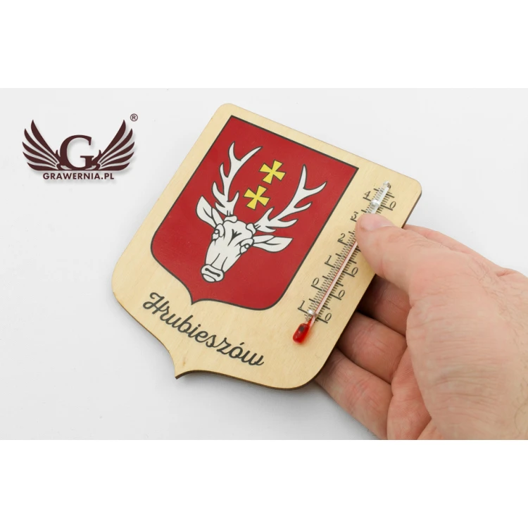 Thermometer mit Stadtwappen - Digitaler UV-Druck - TER018