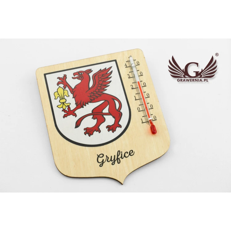 Thermometer mit Stadtwappen - Digitaler UV-Druck - TER019