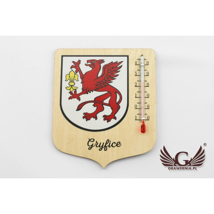 Thermometer mit Stadtwappen - Digitaler UV-Druck - TER019