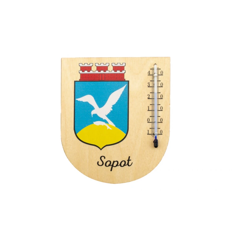 Thermometer mit Stadtwappen - Digitaler UV-Druck - TER015