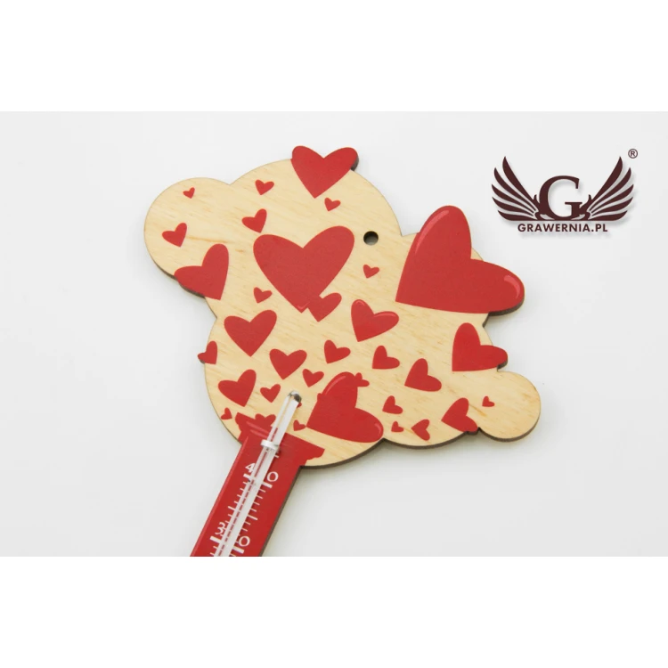 Thermometer der Verliebten - Digitaler UV-Druck - Valentinstag TER012