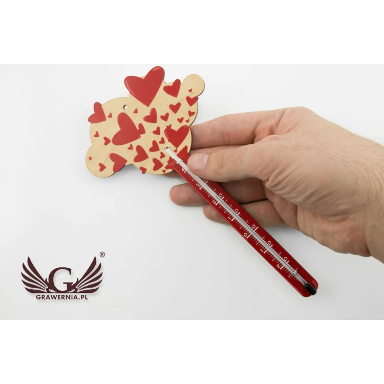 Thermometer der Verliebten - Digitaler UV-Druck - Valentinstag TER012