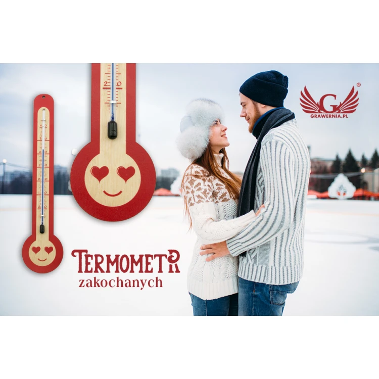 Thermometer der Verliebten - Digitaler UV-Druck - Valentinstag TER013