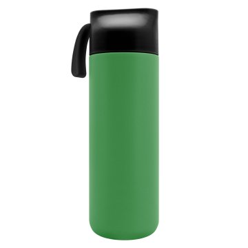 Thermoskanne aus Edelstahl mit Gravur - grün - 600 ml - TRM014