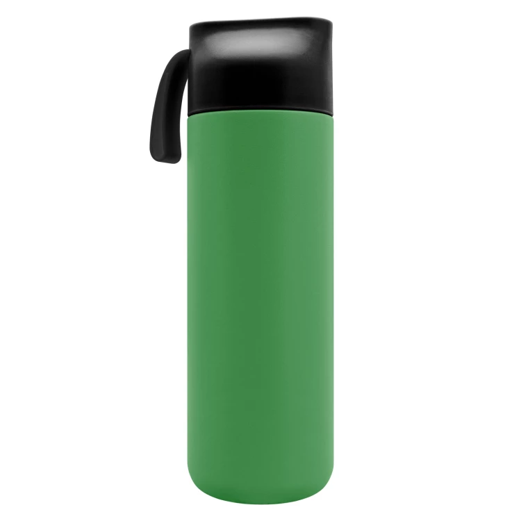 Thermoskanne aus Edelstahl mit Gravur - grün - 600 ml - TRM014