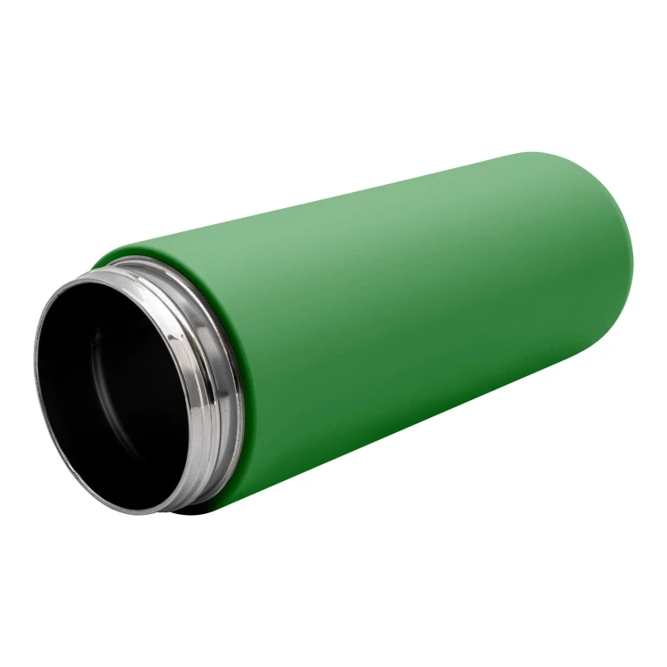 Thermoskanne aus Edelstahl mit Gravur - grün - 600 ml - TRM014