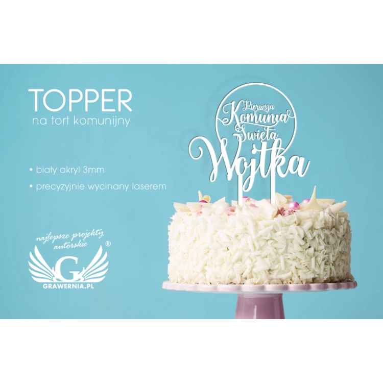 Torten Topper - Erste Heilige Kommunion - TOP016