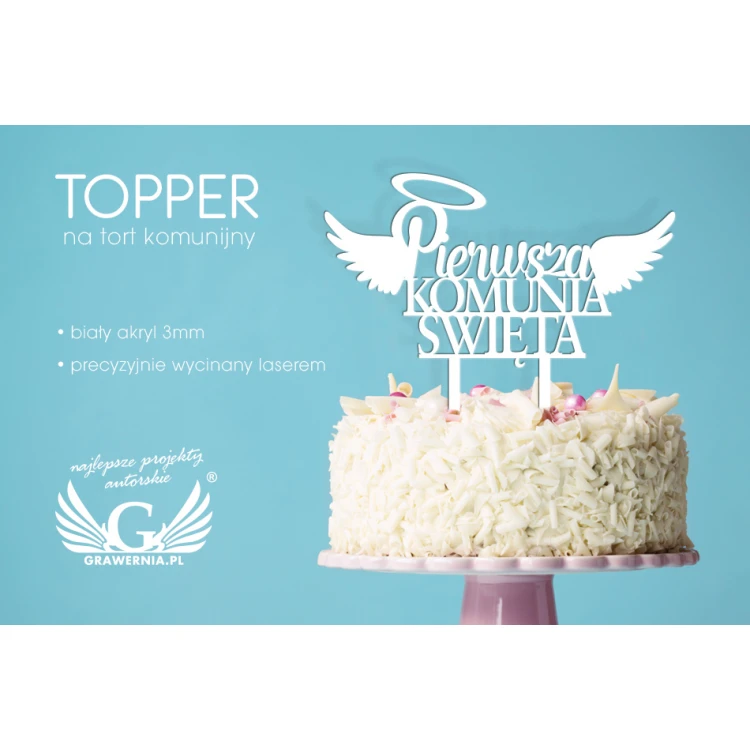 Torten Topper - Erste Heilige Kommunion - TOP018