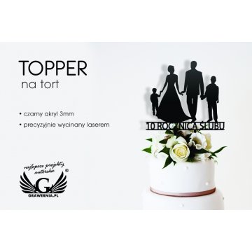 Topper für den Jahrestagstorte - Figur - TOP038