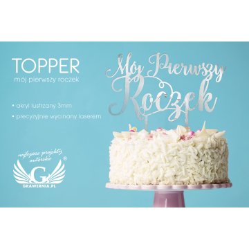 Topper für Geburtstagstorte - Mein Erster Geburtstag - TOP035