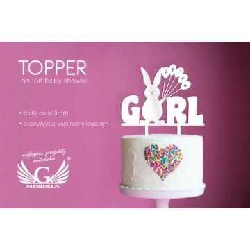 Topper für die Baby Shower-Torte - TOP009