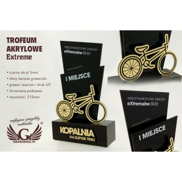 Akryl-Trophäe - EXTREME- Modell DTA40 - Höhe 21,5cm