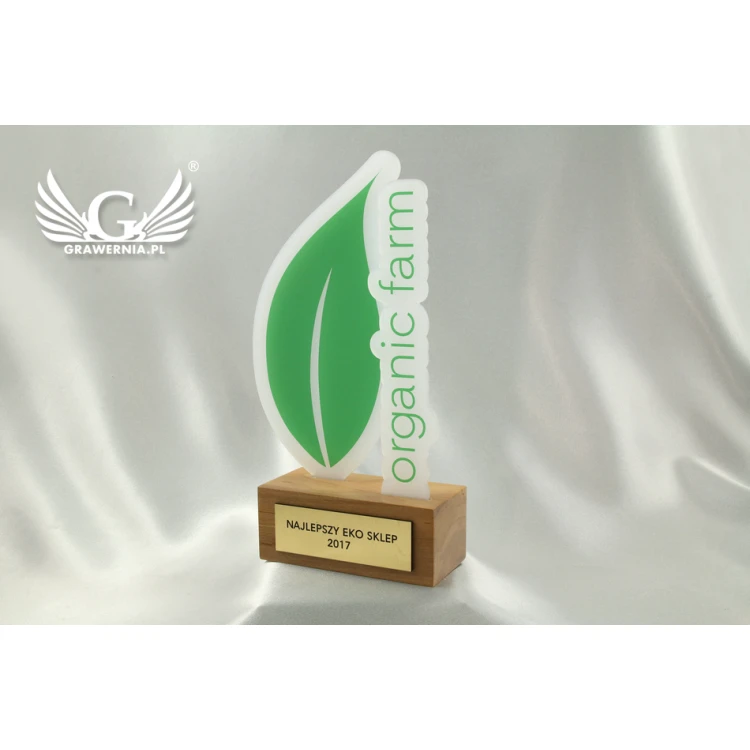 Akryl-Trophäe - NATURA - Modell DTA38 - Höhe 21,5cm - UV-Druck