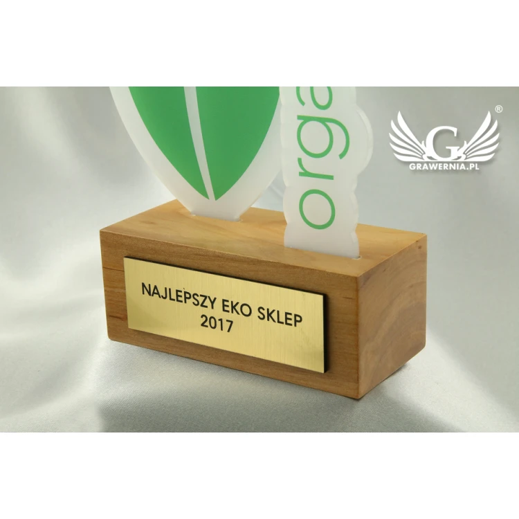 Akryl-Trophäe - NATURA - Modell DTA38 - Höhe 21,5cm - UV-Druck