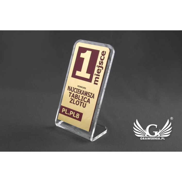 Akryl-Trophäe - SIMPLE STAND - Modell DTA53