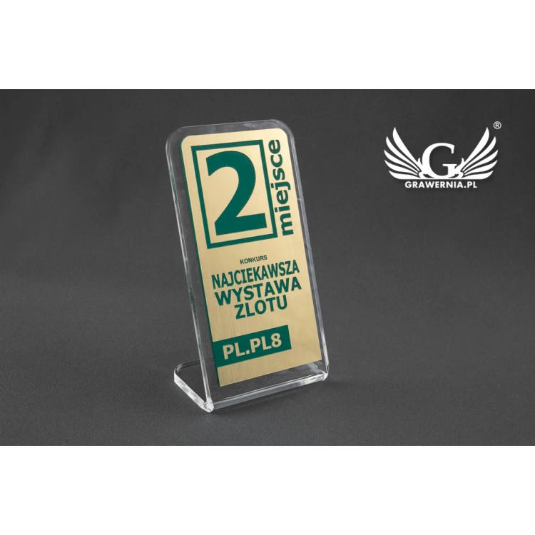 Akryl-Trophäe - SIMPLE STAND - Modell DTA53