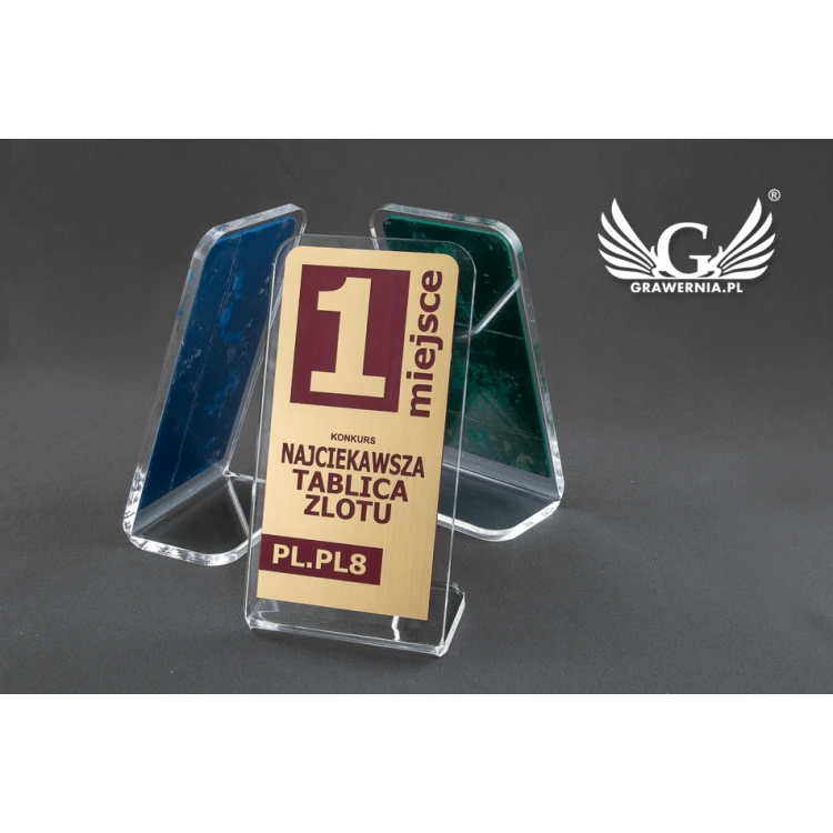 Akryl-Trophäe - SIMPLE STAND - Modell DTA53