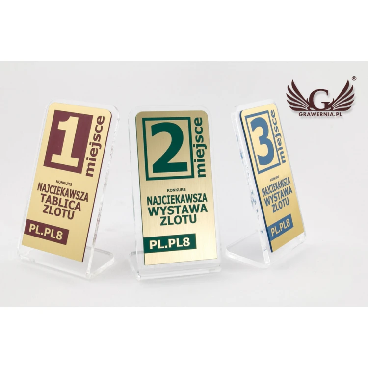 Akryl-Trophäe - SIMPLE STAND - Modell DTA53