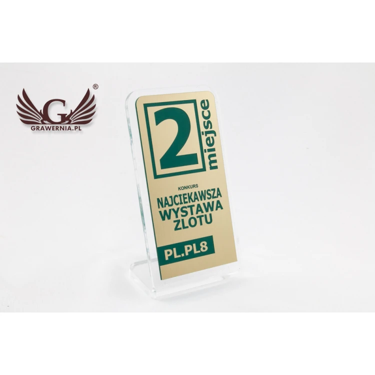 Akryl-Trophäe - SIMPLE STAND - Modell DTA53
