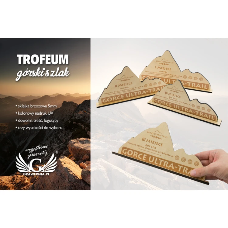 Holzstatuette - Bergpfad - Modell DTA62
