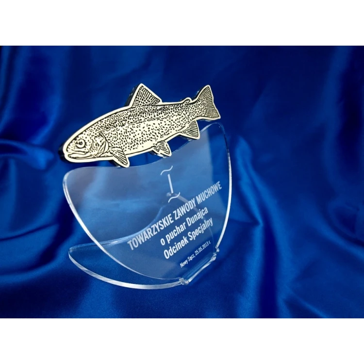 TROPHÄE FÜR FLIEGENFISCHER-WETTBEWERBE - FORELLE - Modell DTA9